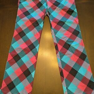 Loudmouth Vibrant Plaid Pants in Pink, Blue, and Black